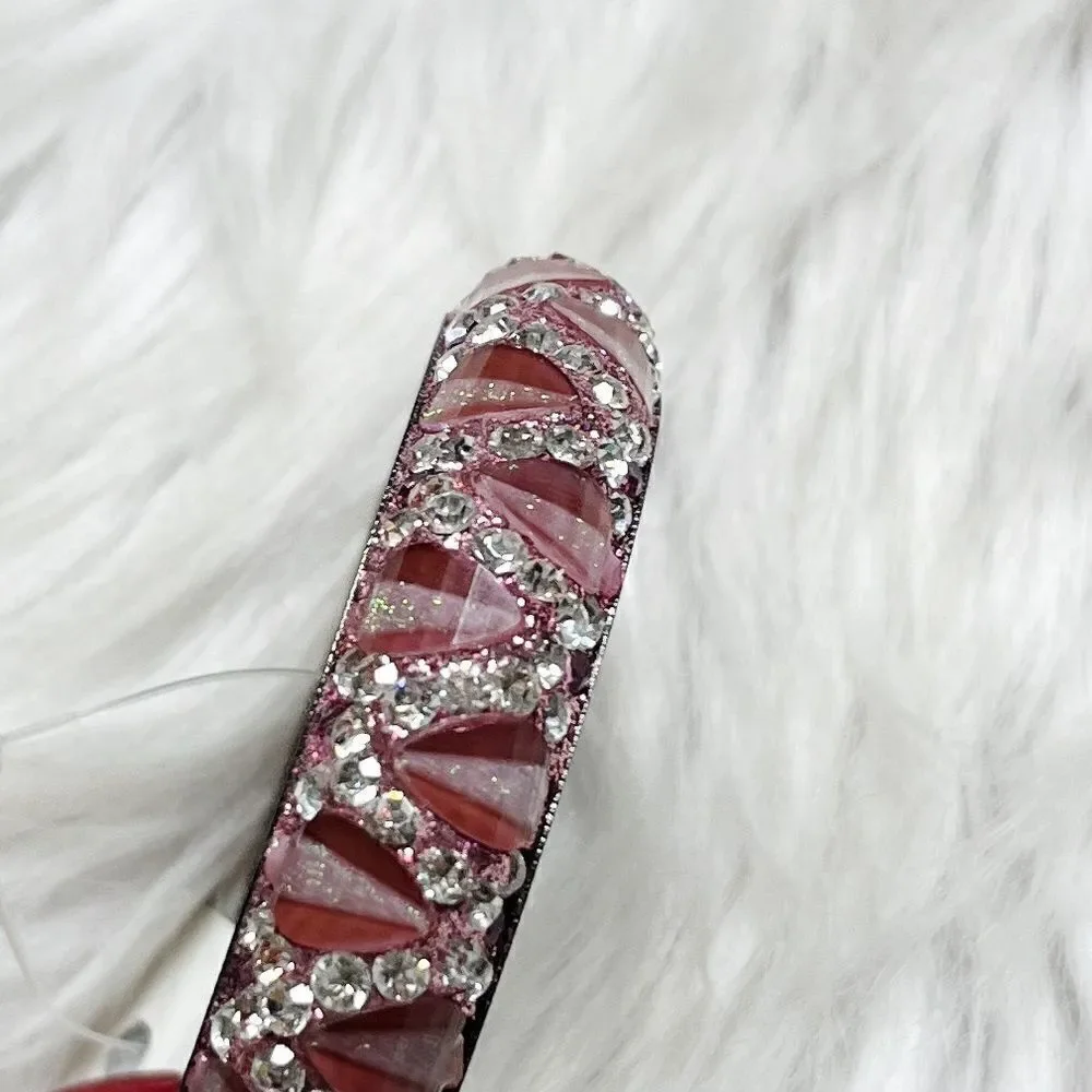 Femina Jewelry  Bangle Bracelet Pink and Silver